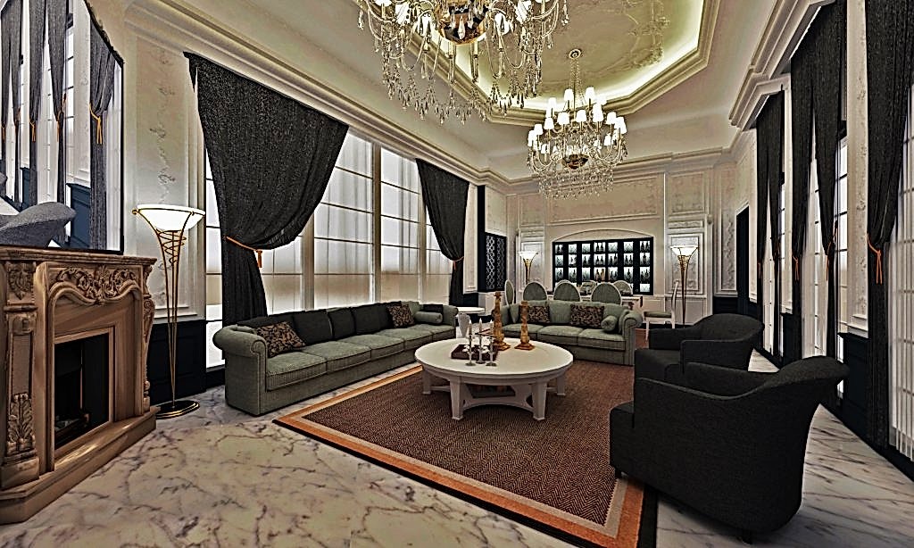 toskana vadisi villa dekorasyonu