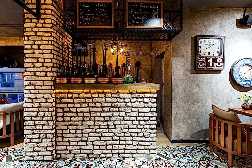 Pandora Cafe Restaurant Dekorasyon, cafe dekorasyon, restaurant dekorasyonları , nargile cafe dekorasyon, Artstyle Mimarlık